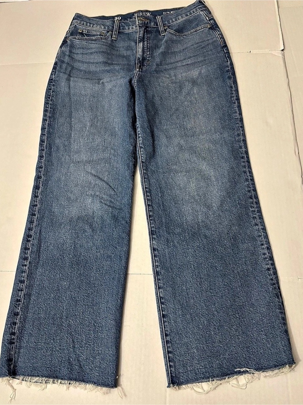 J.Crew Slim Wide-Leg Jean Women’s Size 30 inseam 27” high rise